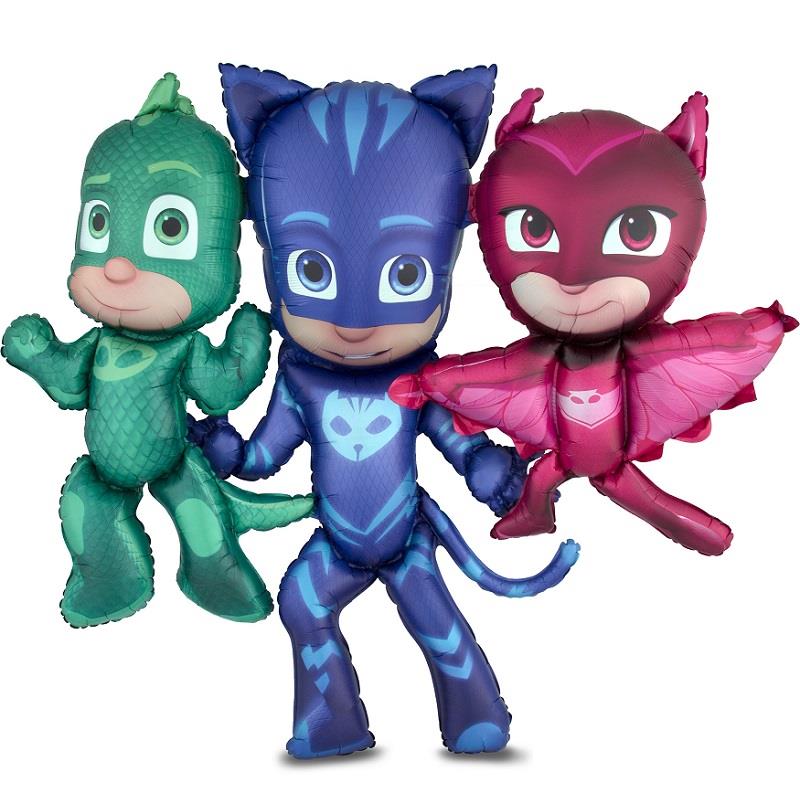 PJ Masks Airwalker Balloon 144 x 127cm | Party Save Smile