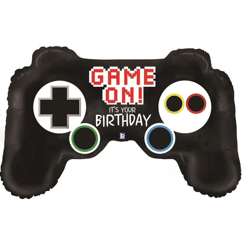 Game Controller Foil Balloon 36 inches | Party Save Smile