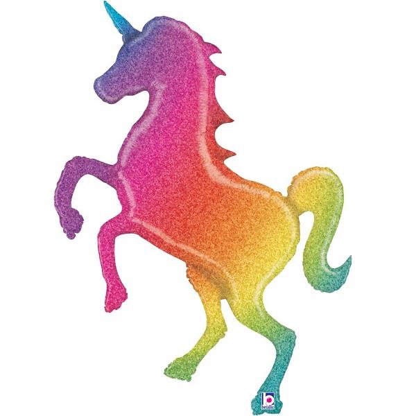 Giant Unicorn Shaped Foil Balloon 54 Inches | Party Save Smile