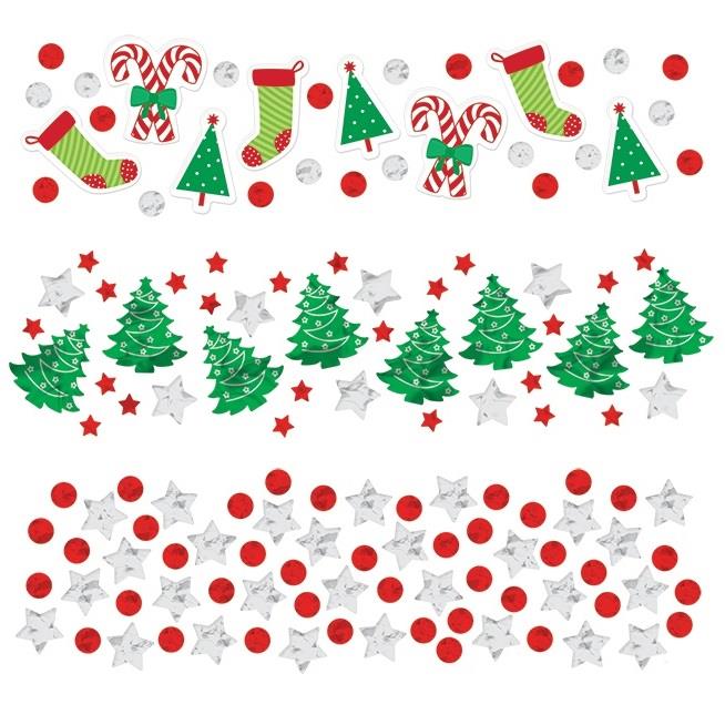 Christmas Table Confetti Value Pack 34 Grams | Party Save Smile