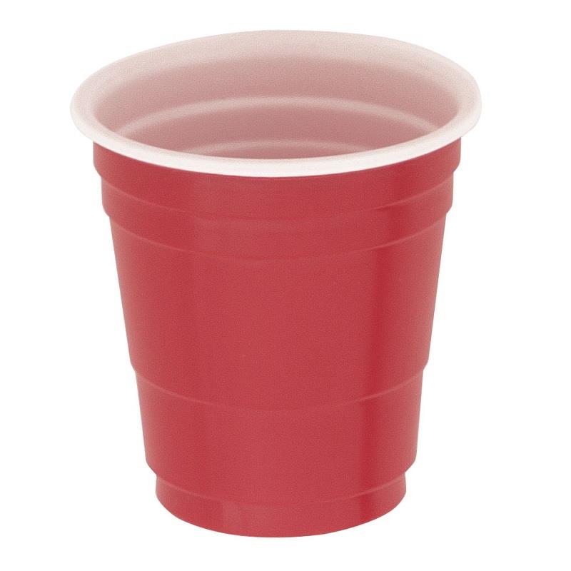 Red Shot Plastic Party Cups Pack of 20 | Party Save Smile
