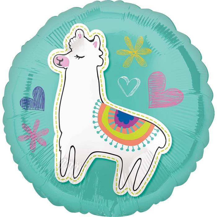 Llama Party Foil Balloon 18 Inch | Party Save Smile