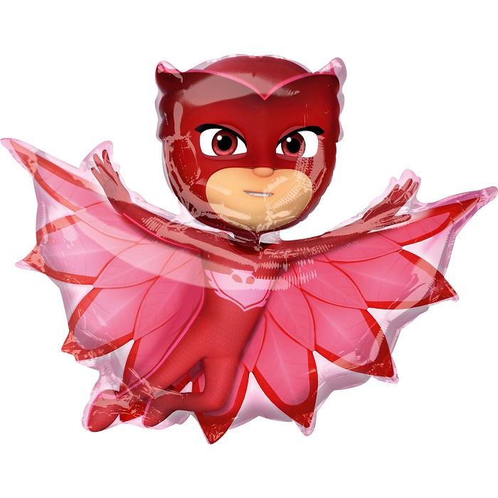 PJ Masks Owlette Shaped Foil Balloon 33 Inches | Party Save Smile