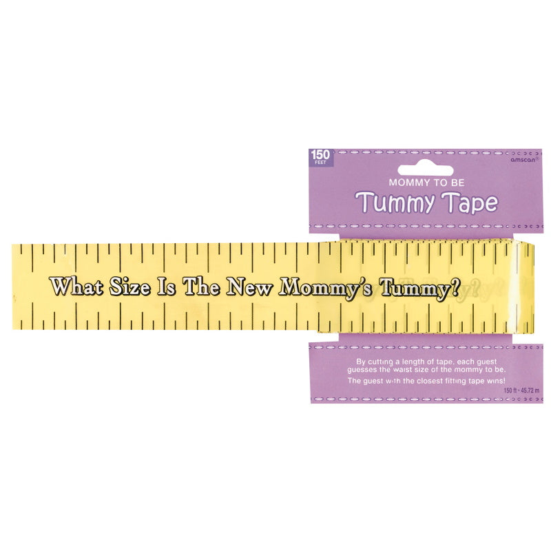 Measure the Bump Baby Shower Tummy Tape Game 45 Metres | Party Save Smile