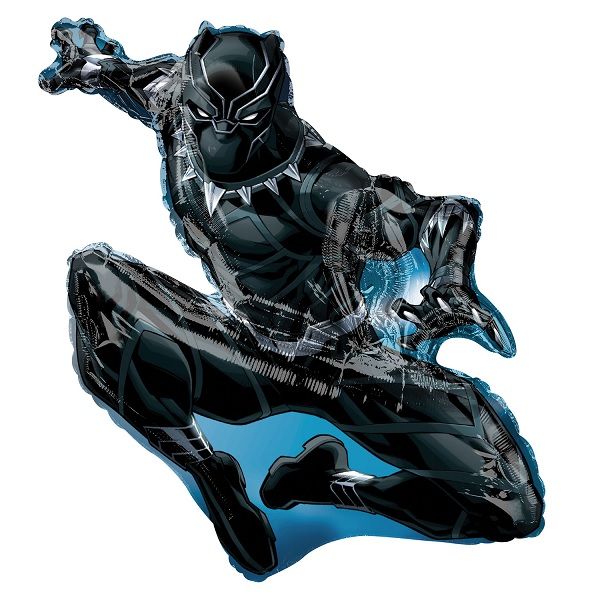 Giant Black Panther Foil Balloon 32 Inches | Party Save Smile