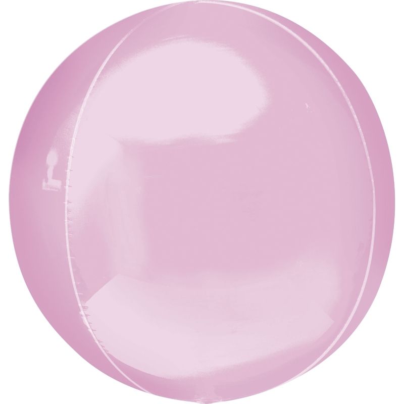 Pastel Pink Orbz Balloon 15 inches | Party Save Smile