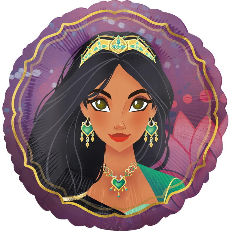 Aladdin Balloons Princess Jasmine Foil Balloon 18 inches | Party Save Smile