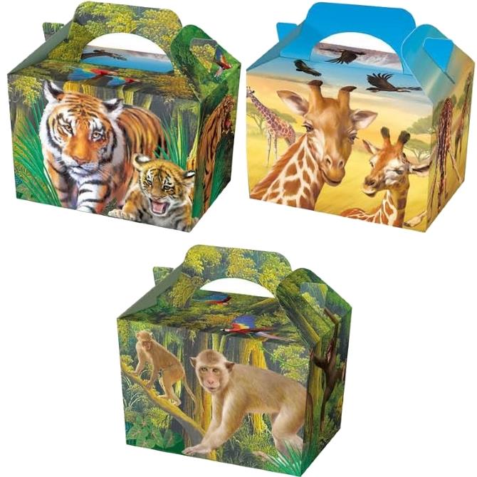 Zoo Animal Party Boxes 14 x 10cm | Party Save Smile