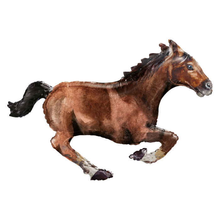 Brown Horse Foil Balloon 40 inches | Party Save Smile