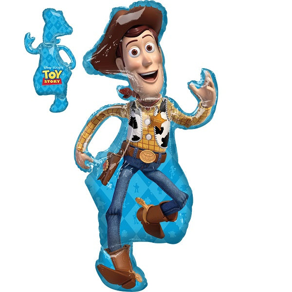 Toy Story 4 Woody Giant Foil Balloon 44 Inches | Party Save Smile