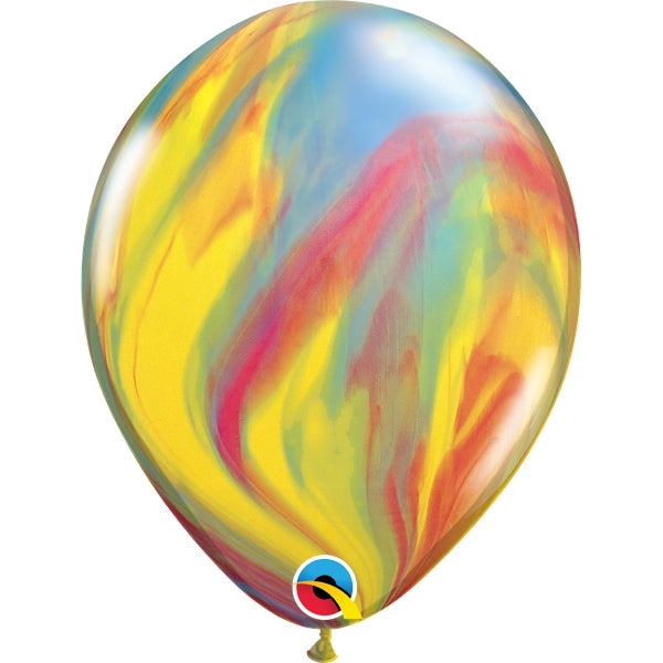 Marble Latex Balloons Primary Colour 11 inch Qualatex | Party Save Smile