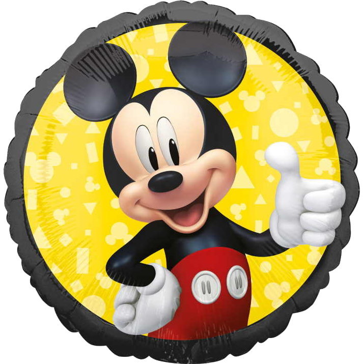 Mickey Mouse Black Foil Balloon 18 Inch | Party Save Smile