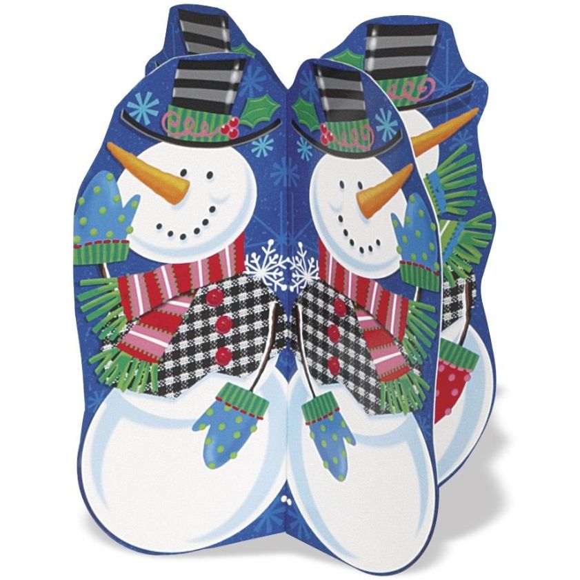 Jolly Snowman Table Centrepieces Decorations Pack of 4 | Party Save Smile