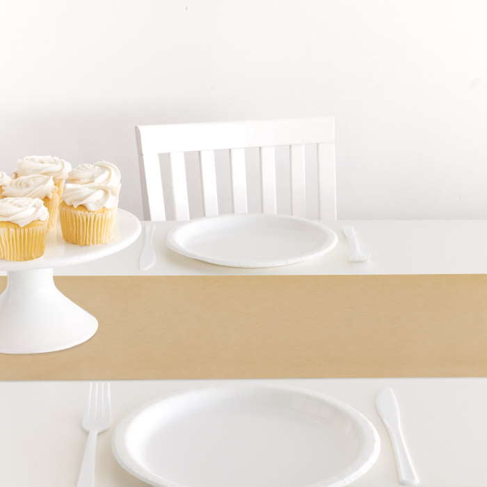 Kraft Paper Table Runner Roll | Party Save Smile