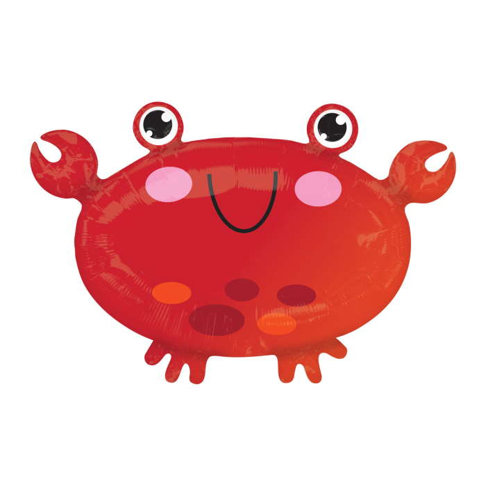 Crab Shaped Foil Balloon 22 inches | Party Save Smile