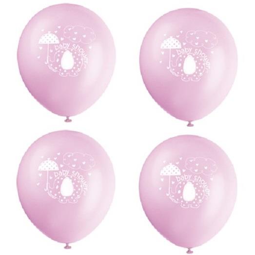 Pink Elephant Its a Girl Latex Balloons 11 Inches | Party Save Smile