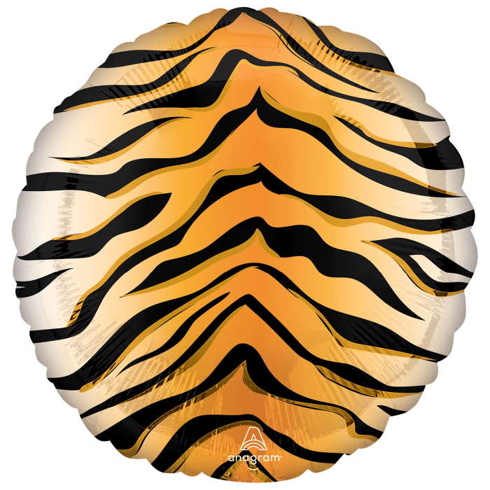 Tiger Print Foil Balloons 18 inches | Party Save Smile