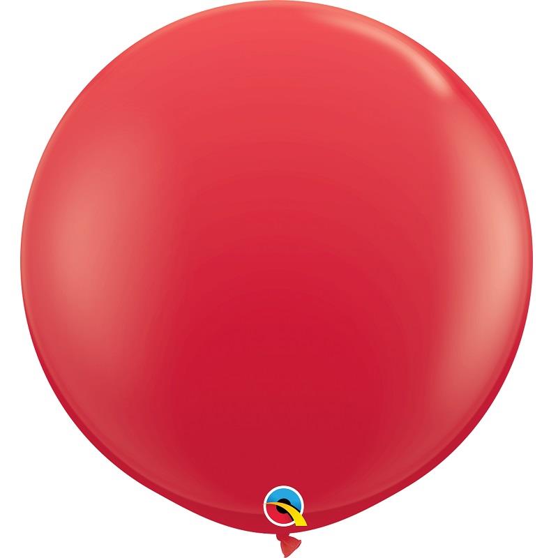 Big Red Balloon 36 Inch Pack of 2 Qualatex | Party Save Smile