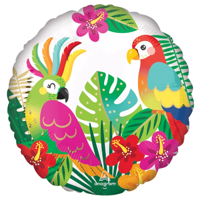 Tropical Paradise Summer Foil Balloon 18 Inches
