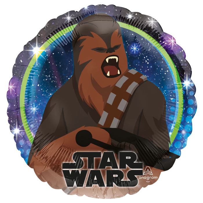 Star Wars Chewbacca Foil Balloon 18 Inches | Party Save Smile