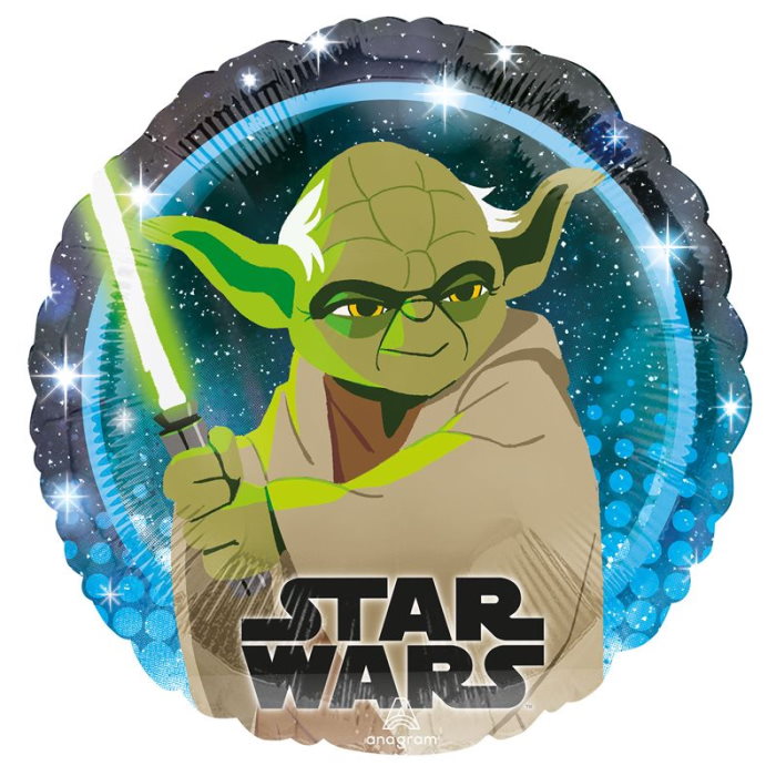 Star Wars Yoda Foil Balloon 18 inches | Party Save Smile
