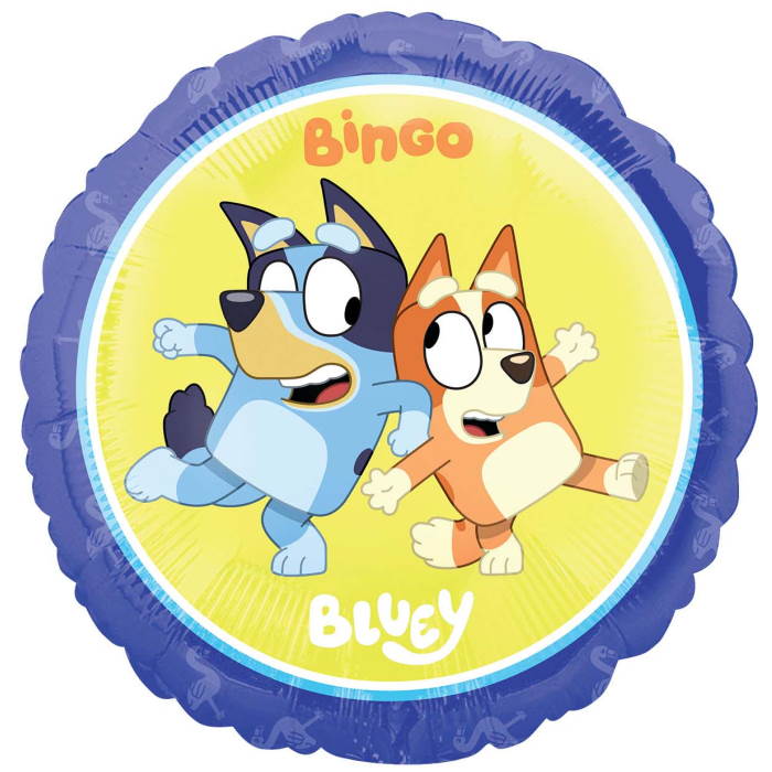 Bingo and Bluey Foil Balloon 18 inches | Party Save Smile
