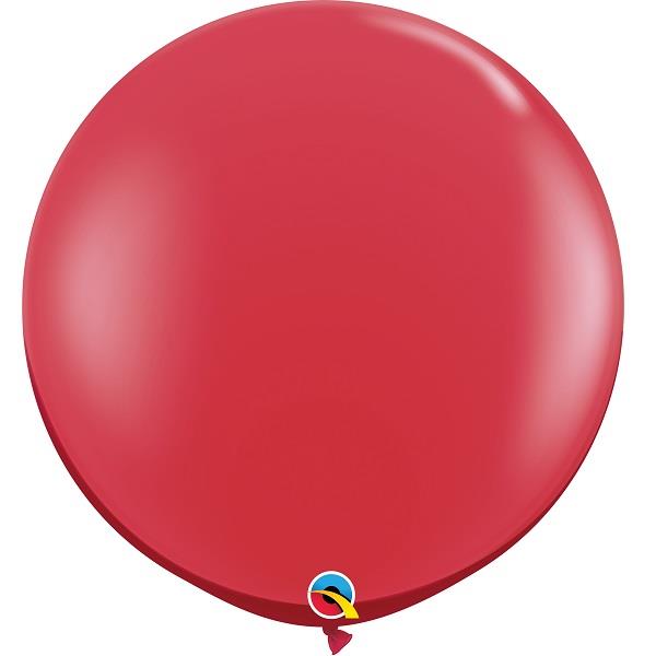 Giant Ruby Red Balloon 36 Inch Pack of 2 | Party Save Smile