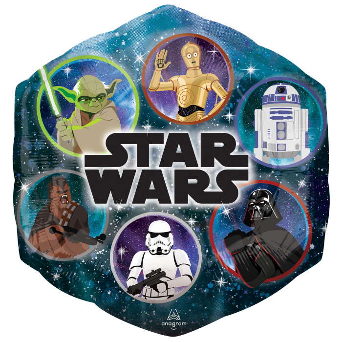 Giant Star Wars Foil Balloon 23 inches | Party Save Smile