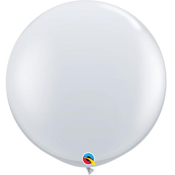 Large Clear Balloons 36 Inch Pack of 2 | Party Save Smile