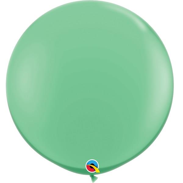 Large Winter Green Balloons 36 Inch Pack of 2 | Party Save Smile