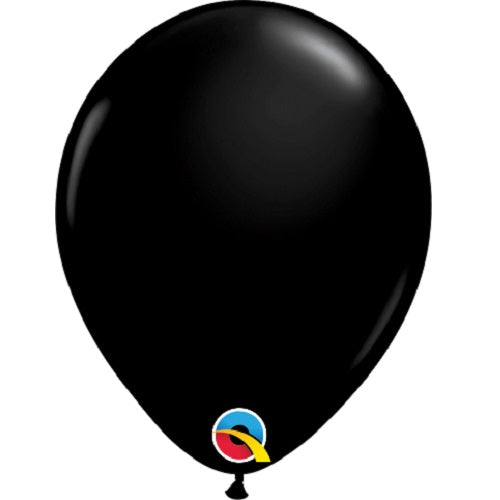 Onyx Black Latex Balloons 5 inch Qualatex | Party Save Smile