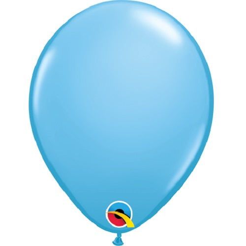 Pale Blue 5 Inch Latex Balloons: Qualatex Decorator Balloons | Party Save Smile