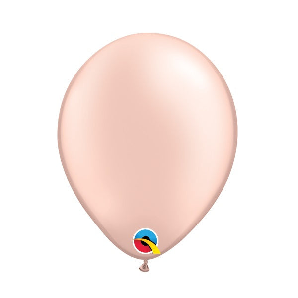 Pearl Peach 5 Inch Latex Balloons: Qualatex Decorator Balloons | Party Save Smile