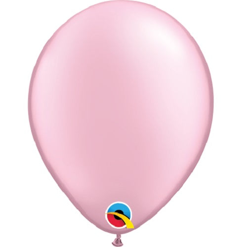 Pearl Pink 5 Inch Latex Balloons: Qualatex Decorator Balloons | Party Save Smile