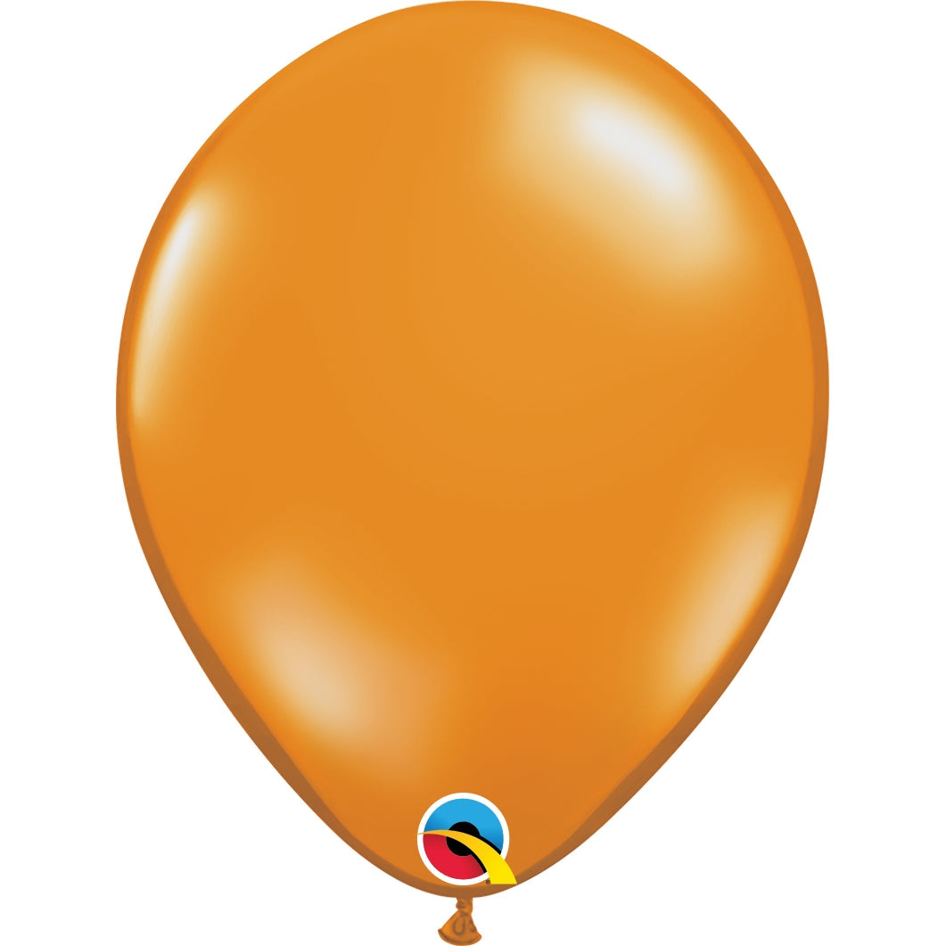 Mandarin Orange Latex Balloons 11 Inch Qualatex | Party Save Smile