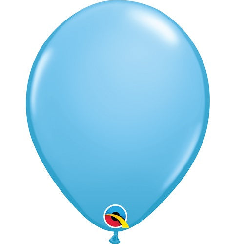 Pale Blue 11 Inch Latex Balloons: Qualatex Decorator Balloons | Party Save Smile