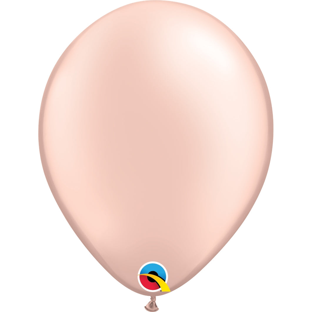 Pearl Peach 11 Inch Latex Balloons: Qualatex Decorator | Party Save Smile