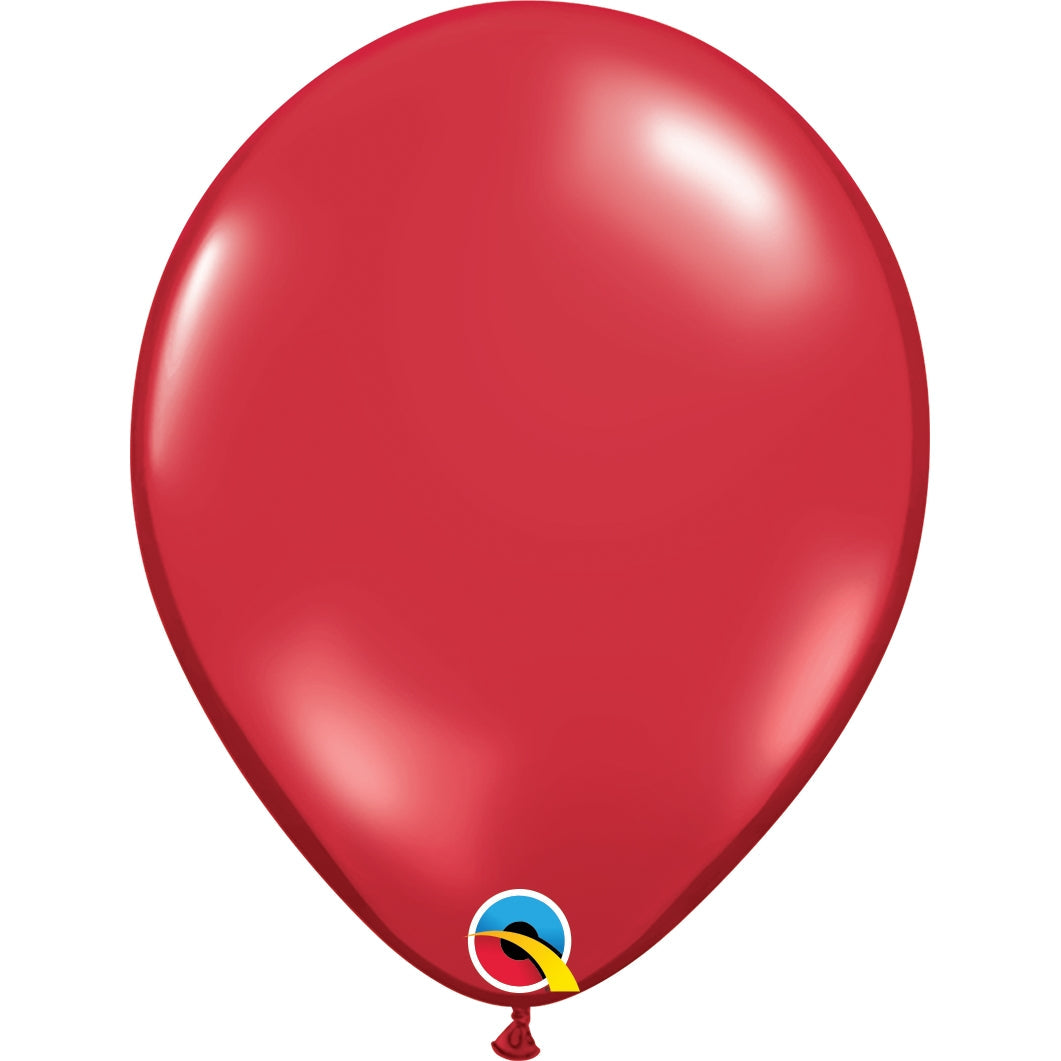 Ruby Red Latex Latex Balloons 11 Inch Qualatex Jewel | Party Save Smile
