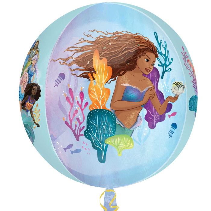Little Mermaid Orbz Balloon 15 inches | Party Save Smile