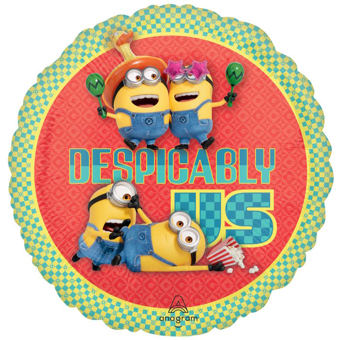 Despicable Me 4 Foil Balloon 18 inches | Party Save Smile
