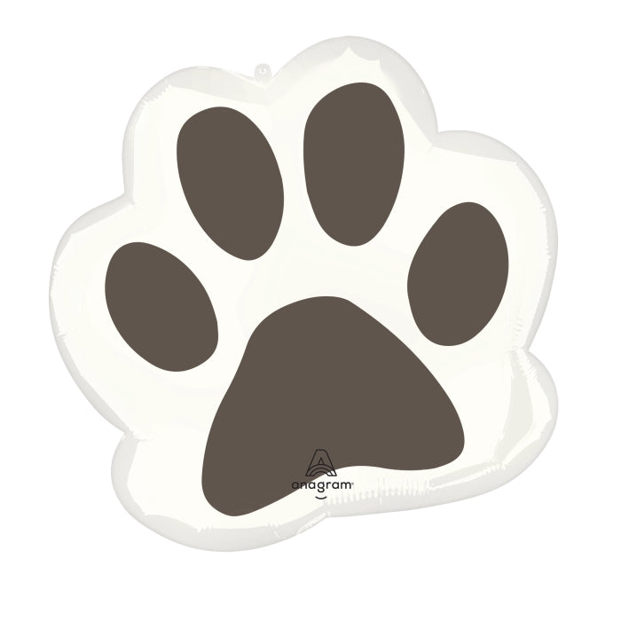 Giant Paw Print Foil Balloon 23 Inches | Party Save Smile