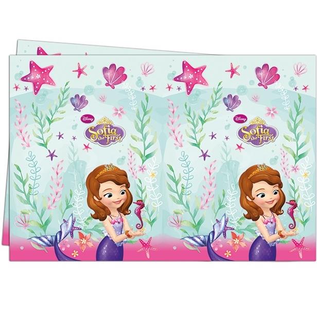 Sofia the First Plastic Party Tablecloth 120 x 180cm | Party Save Smile