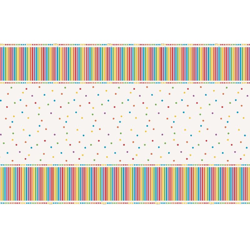 Rainbow Colour Birthday Party Pack: Tableware & Decoration Kit