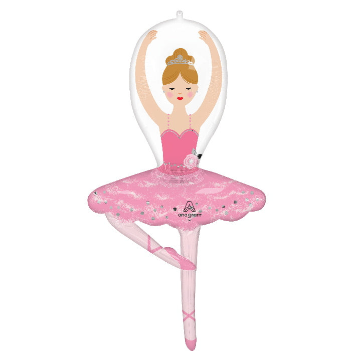 Ballerina Girl 43 inch Foil Balloon | Party Save Smile