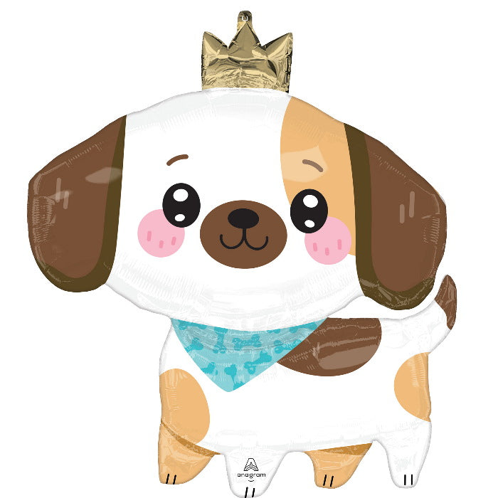 Kawaii Puppy Foil Balloon 26 inches | Party Save Smile