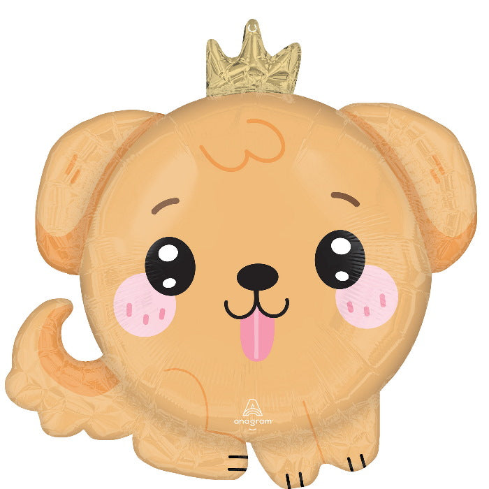 Kawaii Puppy Foil Balloon 21 inches | Party Save Smile