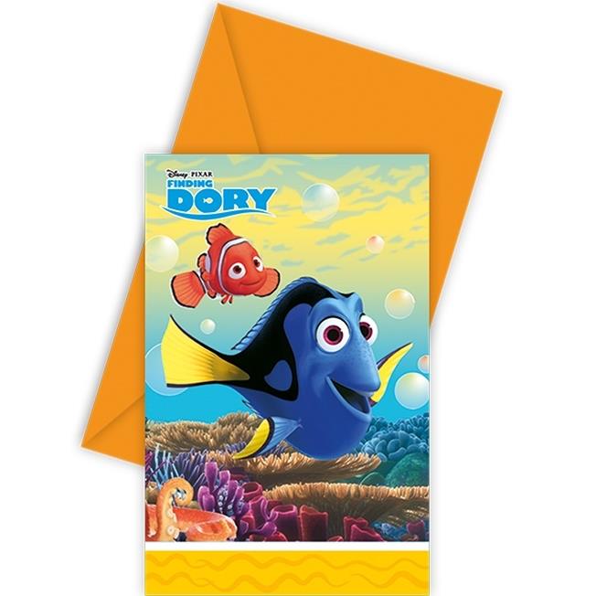 Finding Dory Party Invitations Pack of 6 | Party Save Smile