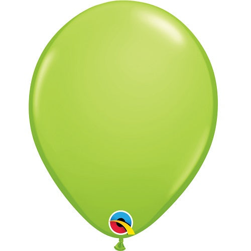 Lime Green 11 Inch Latex Balloons: Qualatex Decorator Balloons | Party Save Smile