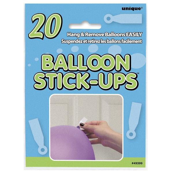 Balloon Stick Ups: Hang Balloons & Decoration Pack of 20 | Party Save Smile