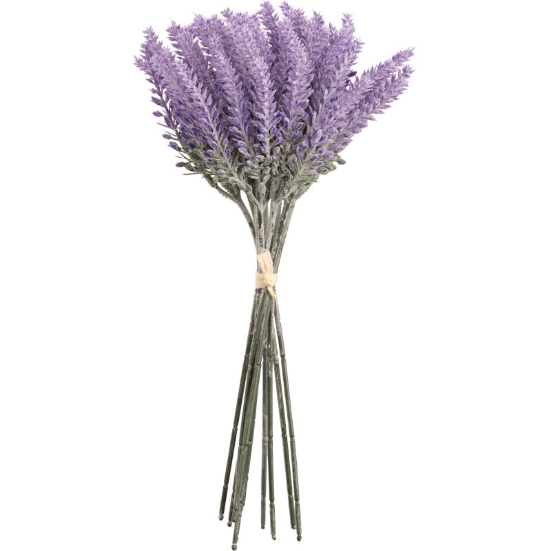 Artificial Lavender Bunch: Fake Lavender Flowers Pack of 10 | Party Save Smile